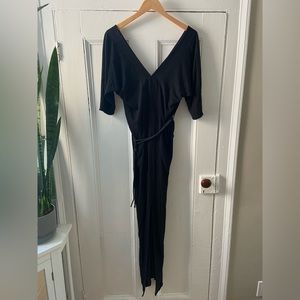 Diesel Womens Maxi Dress, black, size small